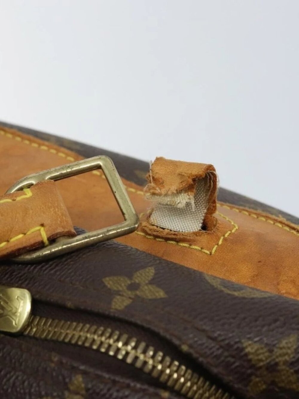 LOUIS VUITTON Monogram Deauville Hand Bag M47270 LV Auth - Picture 14 of 16